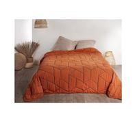 Linder Jeté de lit Calisson - 250x260cm - Rouille