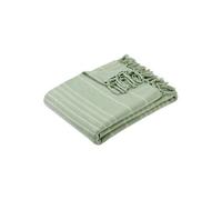 Jeté de lit Anjali 220x160 vert céladon en coton - Atmosphera Créateur d'intérieur