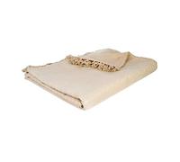 Atmosphera – Jeté de lit Anjali – Coton beige 230 x 250 cm