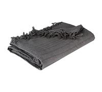 Atmosphera - Jeté de lit Algodon Coton 160 x 220 cm Gris