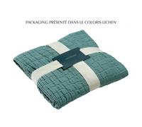 Jeté De Lit En Coton Thym 240 X 260 Vert