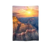 Jeté De Lit Grand Canyon Léger Plaid Polaire Moelleux Couverture Lit pour Divans Femme Maison S