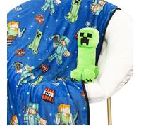 Jeté de lit Minecraft Creepers ensemble de couverture