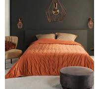 Jeté de lit PANDORE ORANGE 150x200 100%PO
