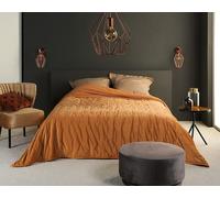 Jeté de lit Pandore - Polyester - Jaune - 150x200cm