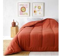 Jeté de lit uni Terracotta 230x250 cm