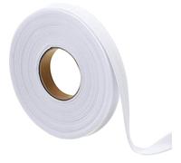 Jetec 1/2 Pouce Ruban de Biais à Double Pli Ruban de Reliure de Biais Ruban Pliable Large en Coton pour Projets de Couture Ourlet Matelassage (Blanc, 10 Yards)