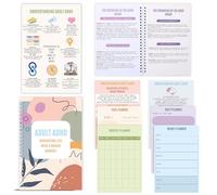 Jetec The Adhd Workbook for Adult Planner Notepad Adhd Late Diagnostic Neurodivergent Therapy Workbook Executive Functioning Worksheet