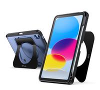 JETech Coque Béquille pour iPad (A16) 11ᵉ/10ᵉ Génération (2025/2022) avec Porte-Pencil, Etui Housse Fine Antichoc, Dos Translucide Dépoli, Support Multi-Angles Robuste et Réglable (Noir)