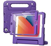 JETech Coque Enfant pour iPad Mini 5/4/3/2/1 (7,9 Pouces, Modèle 2019/2015/2014/2013/2012) avec Protecteur Écran Intégré, Housse Étui de Protecteur Antichoc avec Support Poignée (Violet)