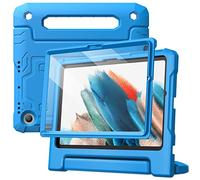 JETech Coque Enfant pour Samsung Galaxy Tab A8 10,5 Pouces 2021 (SM-X200/X205/X207) avec Protecteur Écran Intégré, Housse Étui de Protecteur Antichoc avec Support Poignée (Bleu)