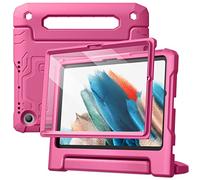 JETech Coque Enfant pour Samsung Galaxy Tab A8 10,5 Pouces 2021 (SM-X200/X205/X207) avec Protecteur Écran Intégré, Housse Étui de Protecteur Antichoc avec Support Poignée (Prune)
