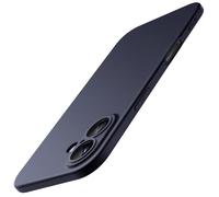 JETech Coque Fine pour iPhone 17 6,3 Pouces, Étui Housse Ultra-Mince Légère Minimaliste avec Protection d'Objectif Caméra, Mat Anti-Empreintes Digitales Finition (Bleu Foncé)
