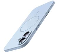 JETech Coque Magnétique Fine pour iPhone 17 6,3 Pouces, Compatible avec MagSafe, Étui Housse Ultra-Mince Minimaliste avec Mat et Protection Complète d'Objectif Caméra (Brume)