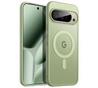 JETech Coque Magnétique pour Google Pixel 10 Pro XL 2025, Compatible avec MagSafe et Chargeur Pixelsnap, Étui Housse Antichoc à Dos Translucide Mat (Jade)