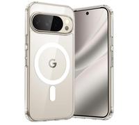 JETech Coque Magnétique pour Google Pixel 10 Pro XL 2025 Compatible avec MagSafe et Chargeur Pixelsnap, Étui Housse Antichoc Bumper, Arrière Transparent Anti-Rayures (Transparente)