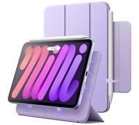 JETech Coque Magnétique pour iPad Mini (A17 Pro, Modèle 2024, 7ème Génération) / Mini 6 (8,3 Pouces, Modèle 2021, 6ème Génération), Smart Folio avec Réveil/Veille Automatique (Violet)
