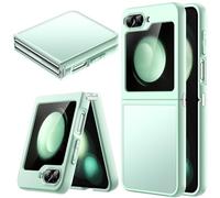 JETech Coque Mat pour Samsung Galaxy Z Flip 5 2023, Étui Housse de Dos en PC Givré Translucide avec Cadre de Protection en TPU Absorbant Les Chocs (Menthe Verte)