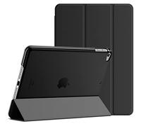 JETech Coque pour iPad Mini 5e Gén 7,9" (2019), Noir | Étui Housse Dos Translucide Fin, Support 3 Volets, Veille/Réveil Auto, Protection Légère Antichoc