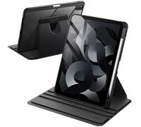 JETech Coque Rotative pour iPad Air 11 Pouces M4/M3/M2 (2026/2025/2024), iPad Air 5/4 (2022/2020 5ème/4ème 10,9 Pouces) avec Porte Pencil, Étui Housse de Rotation à 360 Degrés Support (Noir)