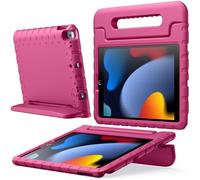 JETech Enfant Coque pour iPad 10,2 Pouces (9ème/8ème/7ème Génération, 2021/2020/2019), iPad Air 3 10,5 2019 et iPad Pro 10,5 2017, Étui Housse de Tablette Légère avec Support Poignée (Prune)