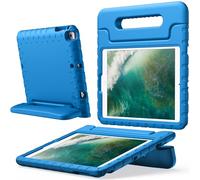 JETech Enfant Coque pour iPad 9,7 Pouces (6ème/5ème Génération, 2018/2017), iPad Air 2/1 9,7 2014/2013 et iPad Pro 9,7 2016, Étui Housse de Tablette Légère Antichoc avec Support Poignée (Bleu)