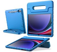 JETech Enfant Coque pour Samsung Galaxy Tab S10 Plus/Tab S9 Plus 12,4 Pouces, Étui Housse de Tablette Légère Antichoc avec Support Poignée, Soutien Chargement du S Pen (Bleu)