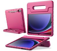 JETech Enfant Coque pour Samsung Galaxy Tab S10 Plus/Tab S9 Plus 12,4 Pouces, Étui Housse de Tablette Légère Antichoc avec Support Poignée, Soutien Chargement du S Pen (Prune)