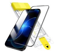 JETech Infini Protection D'écran AR pour iPhone 17e (2026) / iPhone 16e, 9H+ 3D Verre Trempé à Couverture Intégrale Anti-Reflet, Incassable de Qualité Militaire, Résistant aux Taches, Lot de 1