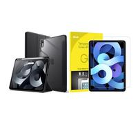 JETech pour iPad Air 5/4 (10,9-Pouces, Modèle 2022/2020, 5e/4e Génération) Coque avec Porte-Pencil et Protection Écran Groupe