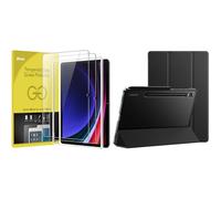 JETech pour Samsung Galaxy Tab S9 11 Pouces Verre Trempé avec Outil d'Installation Facile et Coque Translucide Groupe