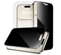 JETech Protection D'écran Anti-Espion 360 Degrés pour iPhone 17 Air, Film en Verre Trempé 4 Voies avec Outil d'Installation Facile, Lot de 2