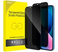 JETech Protection D'écran Anti-Espion à Couverture Complète pour iPhone 16e 2025, iPhone 13/13 Pro 6,1 Pouces, Film en Verre Trempé, Compatible Coque, Lot de 2