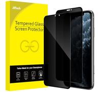 JETech Protection d'Écran Anti-Espion pour iPhone 11 Pro/X/XS 5,8 Pouces, Couverture Complète Film en Verre Trempé, Compatible Coque, Lot de 2