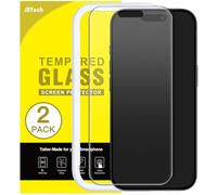 JETech Protection D'écran Mat pour iPhone 17 Pro 6,3 Pouces, Anti-Reflet Film en Verre Trempé 9H, Anti-Empreintes Digitales, Toucher Lisse, Installation Facile, Compatible Coque, Lot de 2