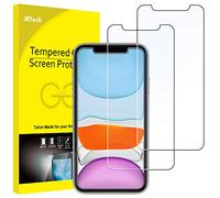 JETech Protection d'Écran pour iPhone 11/ XR 6,1 Pouces, Film de Verre Trempé, Lot de 2