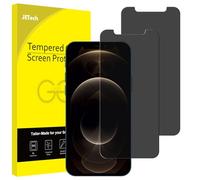 JETech Protection d'Écran pour iPhone 12 Pro Max 6,7 Pouces, Film de Protection en Verre Trempé, Anti-Espion, Lot de 2