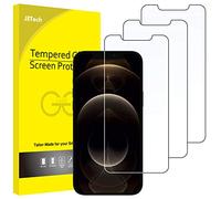 JETech Protection d'Écran pour iPhone 12 Pro Max 6,7 Pouces, Film en Verre Trempé, Lot de 3