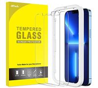 JETech Protection D'écran pour iPhone 13 Pro Max 6,7 Pouces, Film en Verre Trempé avec Outil d'Installation Facile, Compatible Coque, Transparent HD, Lot de 2