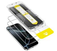 JETech Protection D'écran pour iPhone 16 Pro 6,3 Pouces, Installation Ultra Facile en 10 Secondes, Film en Verre Trempé Sans Bulles, Compatible avec les Coques, Transparent HD, Lot de 2