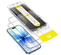 JETech Protection D'écran pour iPhone 17 6,3 Pouces, Installation Ultra Facile en 10 Secondes, Film en Verre Trempé Anti-Empreintes Digitales, Compatible Coque, HD Clair, Lot de 2