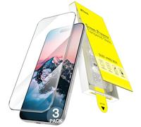 JETech Protection D'écran pour iPhone 17 Pro Max 6,9 Pouces, Installation Facile Une Seule Étape avec Boîte sans Bulles à Alignement Automatique, Film en Verre Trempé 9H, Transparent HD, Lot de 3