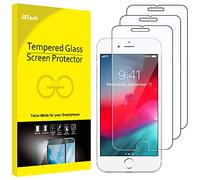 JETech Protection d'Écran pour iPhone 8 Plus/7 Plus, iPhone 6s Plus/6 Plus 5,5 Pouces, Film en Verre Trempé, Lot de 3