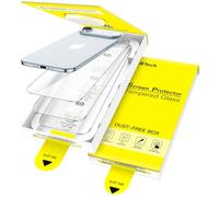 JETech Protection D'écran pour iPhone Air, Installation Facile Une Seule Étape avec Boîte sans Bulles à Alignement Automatique, Film en Verre Trempé 9H, Transparent HD, Lot de 3