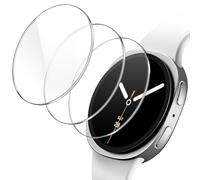 JETech Protection D'écran pour Samsung Galaxy Watch 8 44mm (Protection D'écran Uniquement 40mm), Verre Trempé Anti-Rayures, HD Transparente, Lot de 3