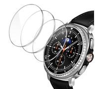 JETech Protection D'écran pour Samsung Galaxy Watch 8 Classic 46mm (Protection D'écran Uniquement 34,7mm), Verre Trempé Anti-Rayures, HD Transparente, Lot de 3