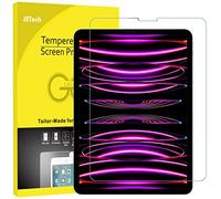 JETech Protection Écran pour iPad Air 5/4 10,9 Pouces, iPad Pro 11 Pouces (2022/2021/2020/2018 Modèle), Film de Protection en Verre Trempé