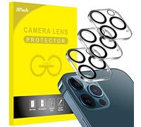 JETech Protection Objectif Caméra Arrière pour iPhone 12 Pro Max 6,7 Pouces, Film en Verre Trempé 9H, Ultra HD, Anti-Rayures, Lot de 3