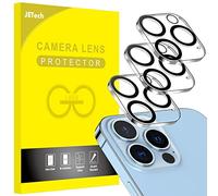 JETech Protection Objectif Caméra pour iPhone 13 Pro Max 6,7 Pouces et iPhone 13 Pro 6,1 Pouces, Verre Trempé 9H, Ultra HD, Anti-Rayures, Lot de 3