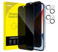 JETech Verre Trempé Anti-Espion pour iPhone 14 Plus 6,7 Pouces avec Protecteur Objectif Caméra Arrière, Couverture Complète, Film Protection Écran, 2 Pièces Chacun